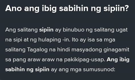 sumiping meaning|[Expert Verified] anong ibig sabihin ng sumipi .